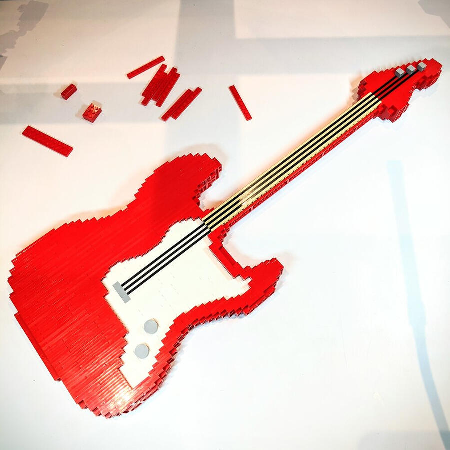 LEGO electric guitar