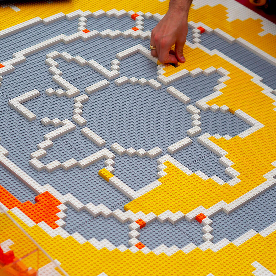 LEGO Diwali rangoli