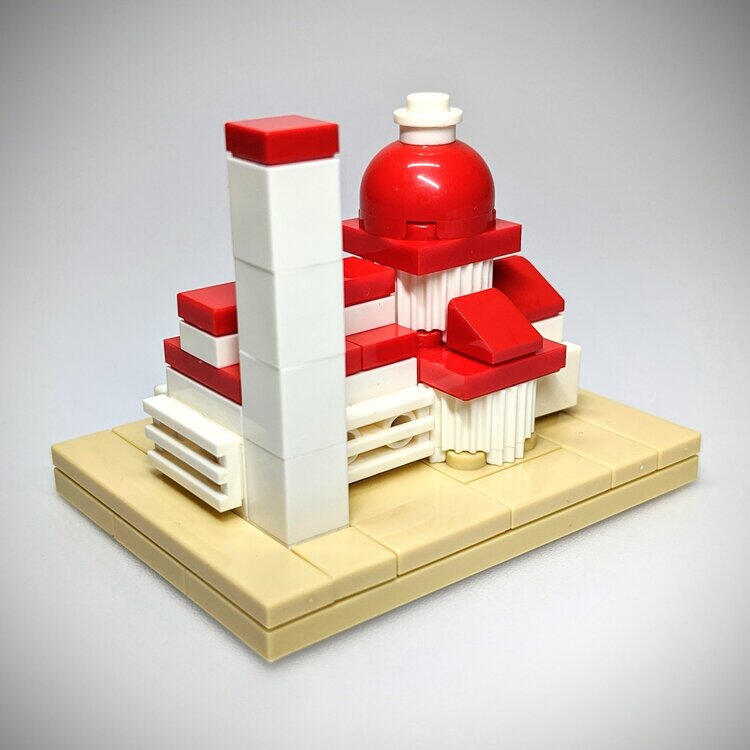 LEGO Florence Cathedral landmark model instructions