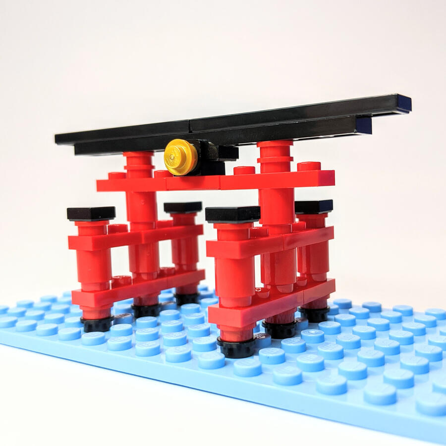 LEGO Itsukushima Shrine landmark model instructions