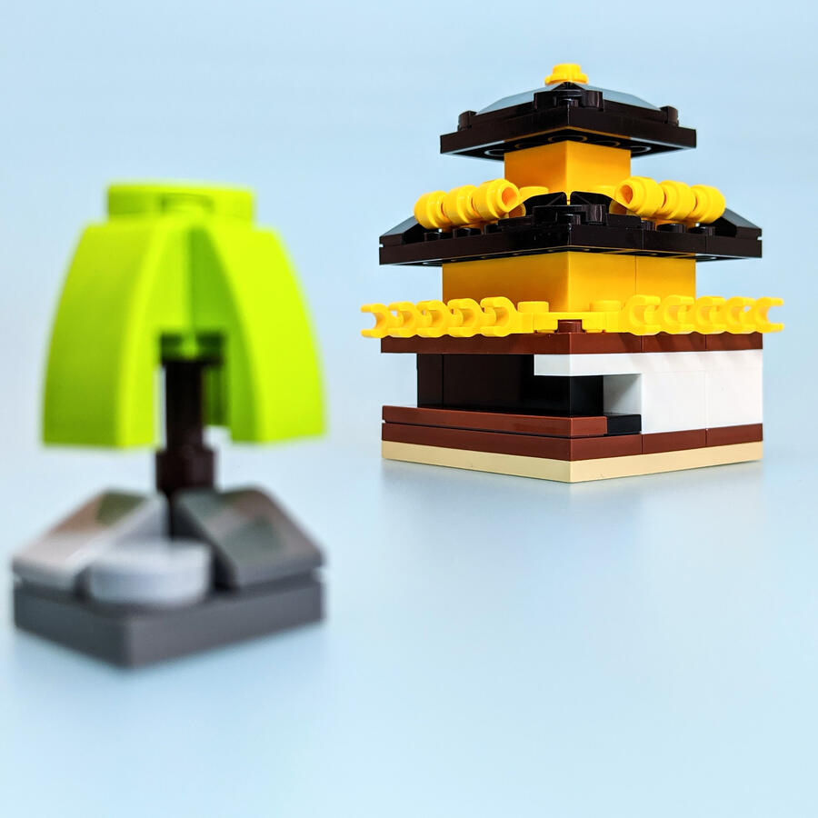 LEGO Kinkaku-ji Golden Pavillion Temple landmark model instructions