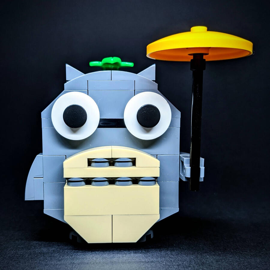 LEGO anime neighbour character model instructions