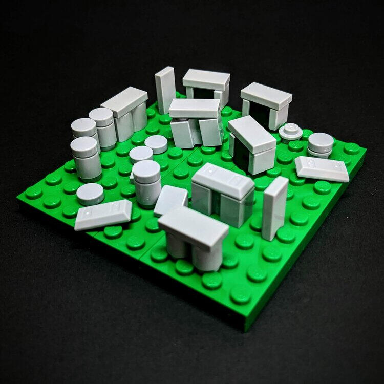 LEGO Stone henge landmark model instructions