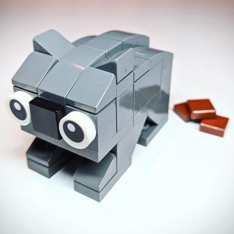 LEGO wombat model instructions