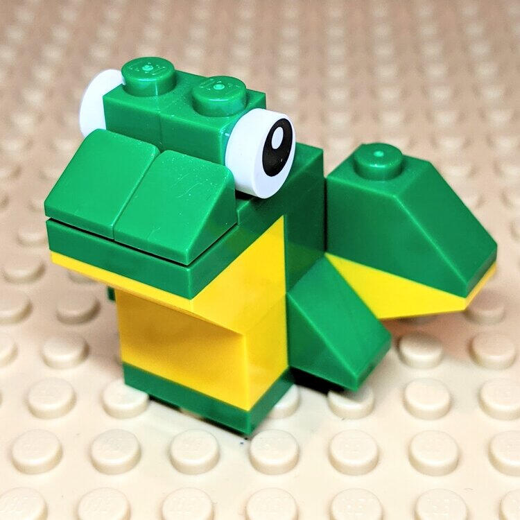 LEGO frog model instructions
