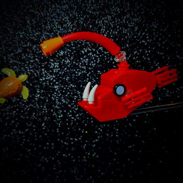 LEGO anglerfish model instructions
