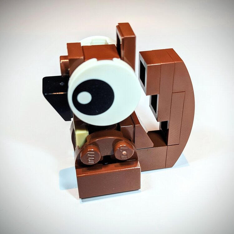 LEGO squirrel model instructions