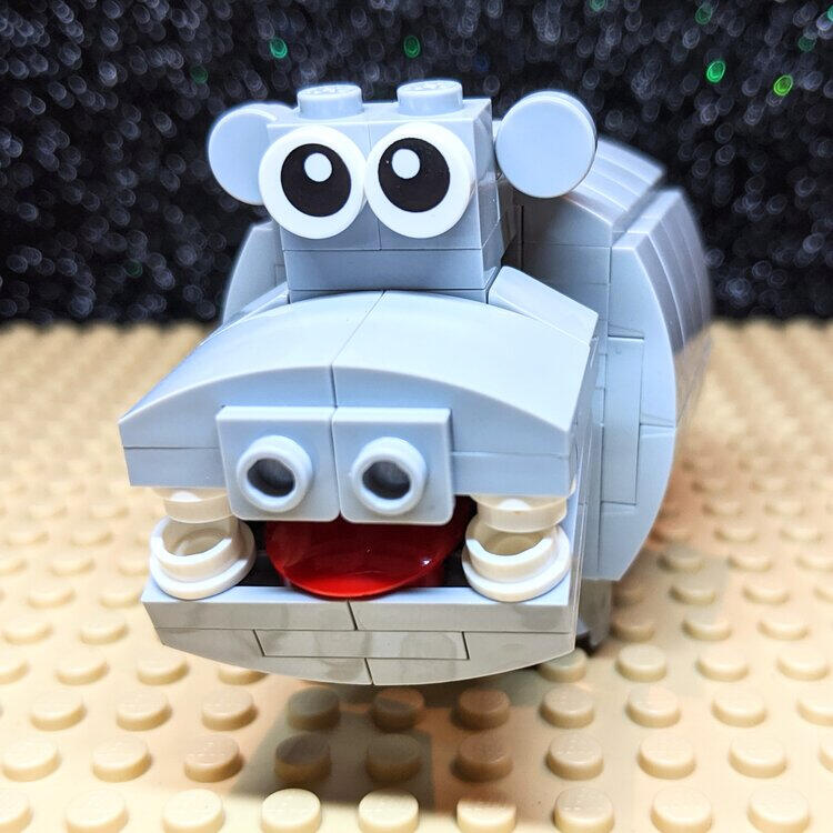 LEGO hippo model instructions