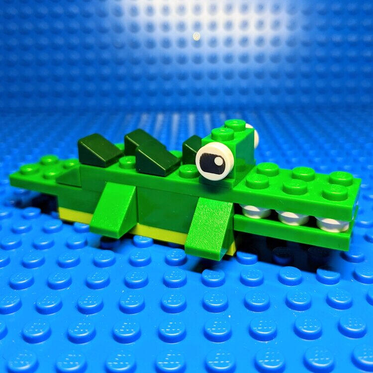 LEGO crocodile model instructions