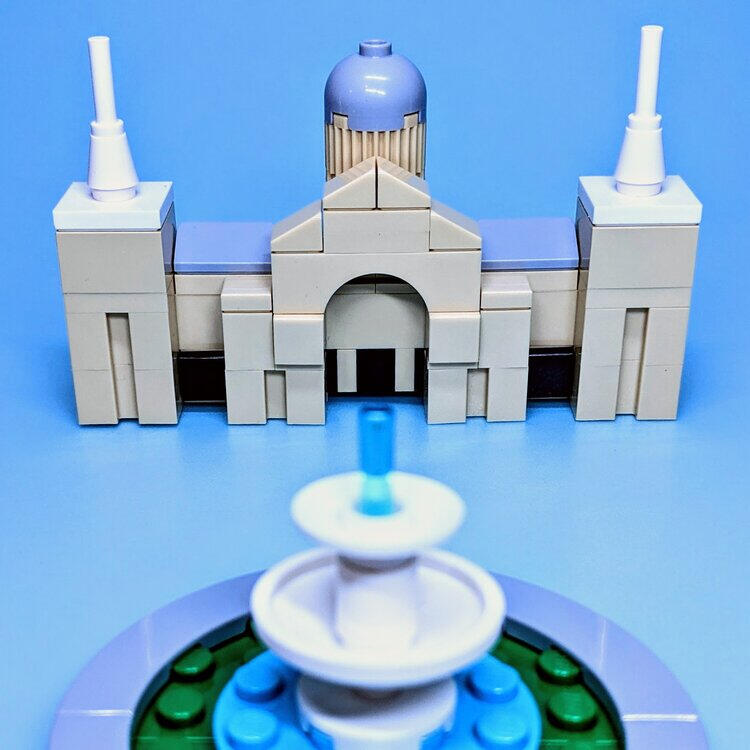 LEGO Royal Exhibition Building Carlton landmark model instructions