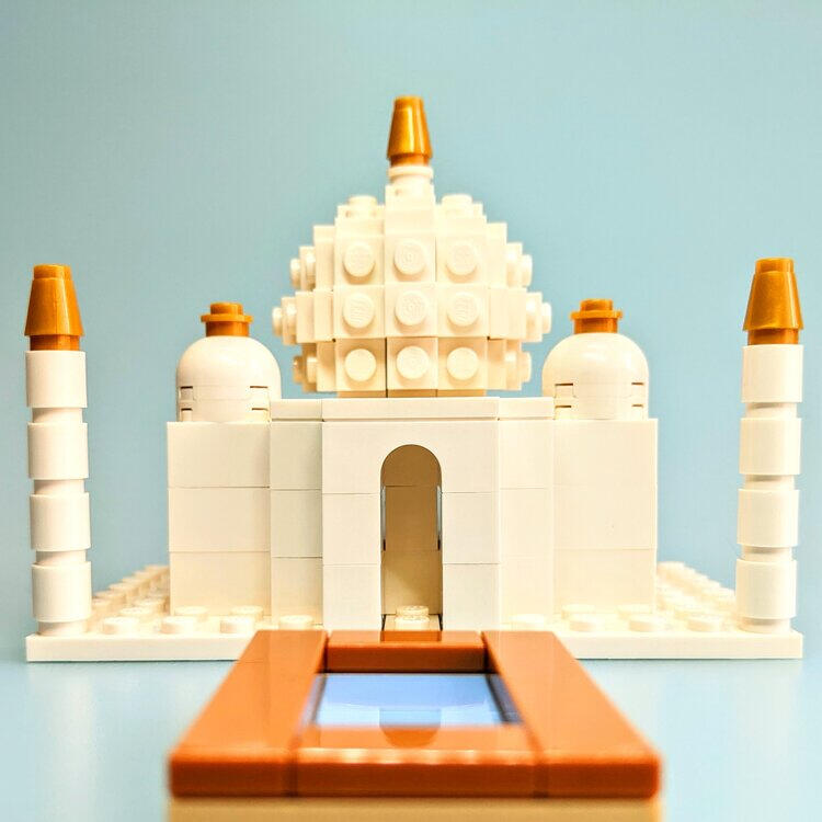 LEGO Taj Mahal landmark model instructions