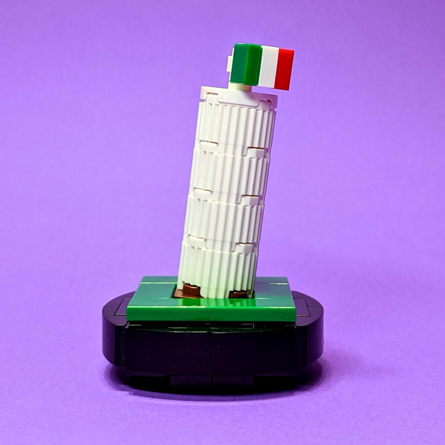 LEGO Leaning Tower of Pisa landmark model instructions