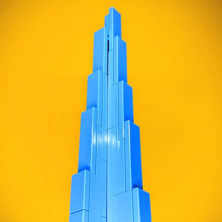 LEGO Burj Khalifa landmark model instructions